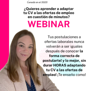Webinar: Cómo adaptar tu perfil a la oferta de empleo